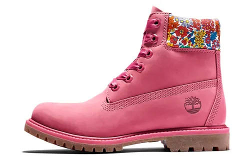 Timberland Made With Liberty Fabrics 6 Inch Boots 'Pink' Women's