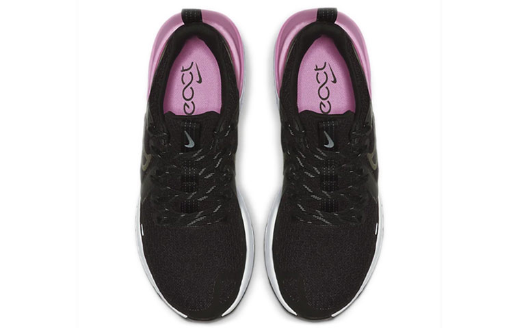 Женские кроссовки Nike Legend React 2 (белый / розовый / черный) — Белый / розовый / чёрный — фото 4