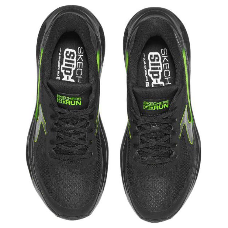 Skechers MEN’S GO Cushioning Lightweight Low top Casual Running Shoes Men’s Black