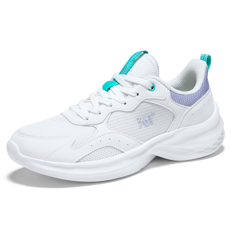 361° Low top Sprint Running Shoes Women’s Feather White Chalk Purple