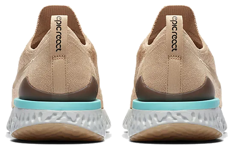 Кроссовки Nike Epic React Flyknit 2 (какиe) — фото 4