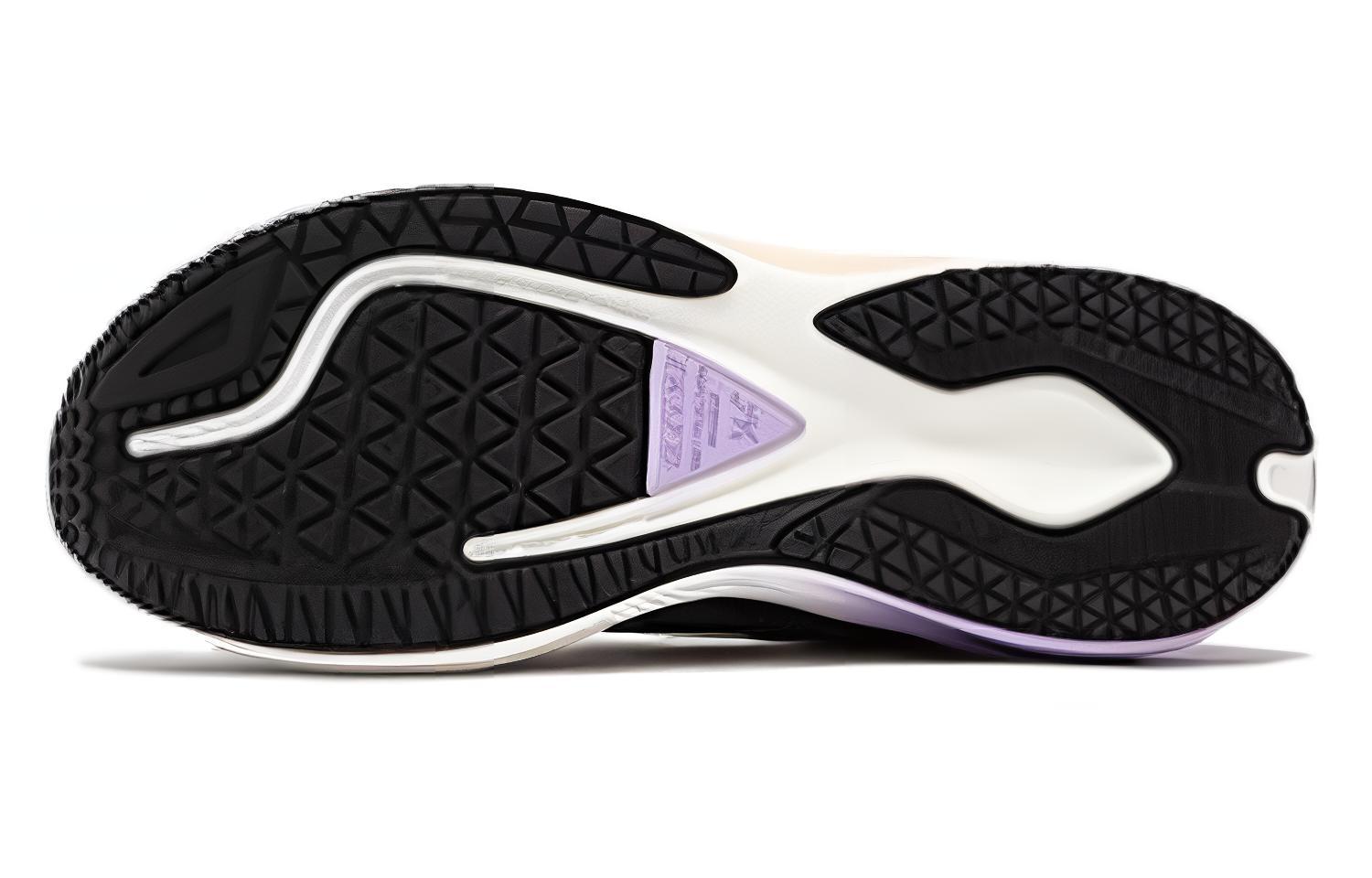 361° Rain Screen Cushioning Breathable Lightweight Rebound Low top Running Shoes Women’s Black Purple