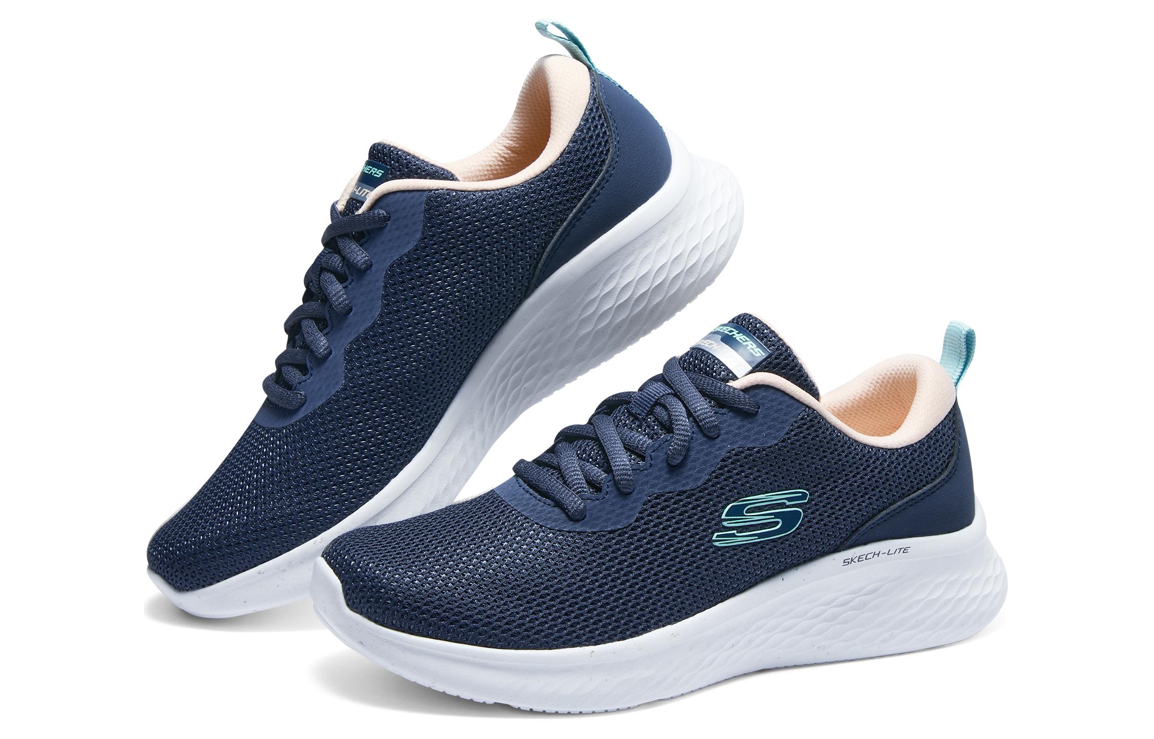 Skechers Skech Lite Pro Mesh Lightweight Coverage Low top Casual Running Shoes Women’s Blue
