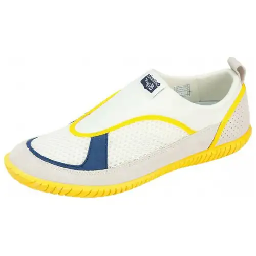 Onitsuka Tiger Tsunahiki Abrasion Resistant, Breathable, Lightweight Low top Running Shoes Unisex White Yellow Blue