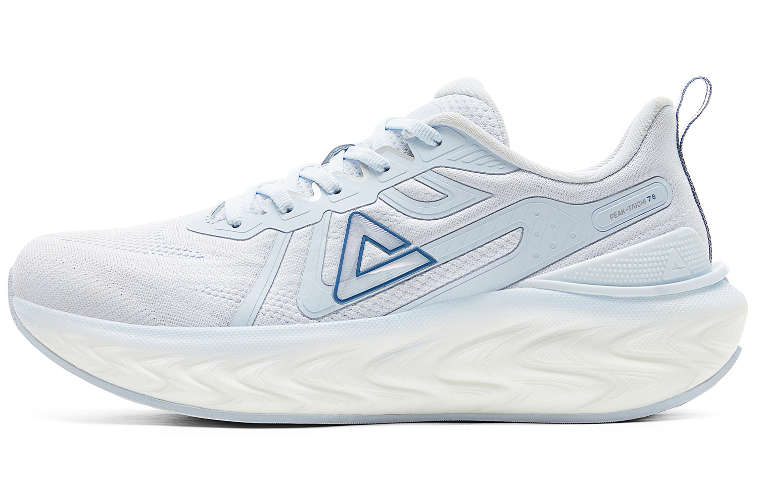 PEAK Taichi 7.0 Cushioning Slip Resistant Abrasion Resistant Low top Casual Running Shoes Women’s White Blue