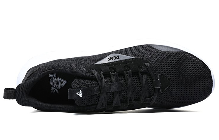 PEAK Lightweight Cushioning Low top Running Shoes Women’s Black White