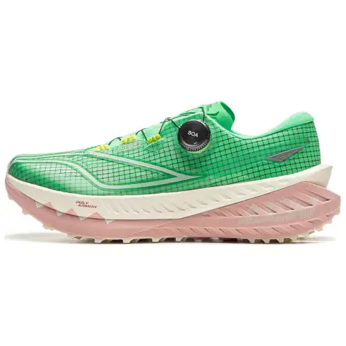 Li Ning Luo PRO V2 Synthetic Leather Low top Running Shoes Men's Green