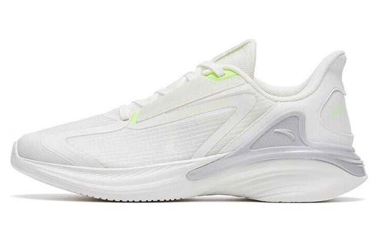 Anta City Cushioning Slip Resistant Abrasion Resistant Low top Running Shoes Men’s White Green