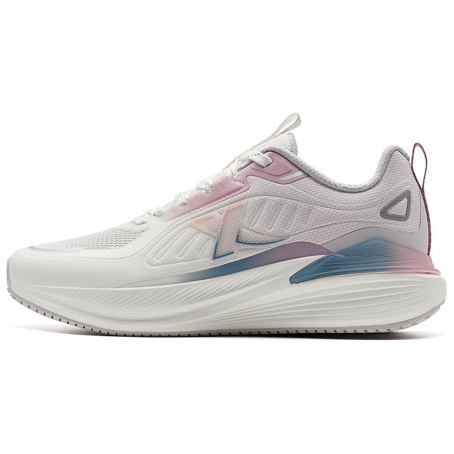 XTEP Slip Resistant Abrasion Resistant Low top Casual Running Shoes Women’s White Gray Pink