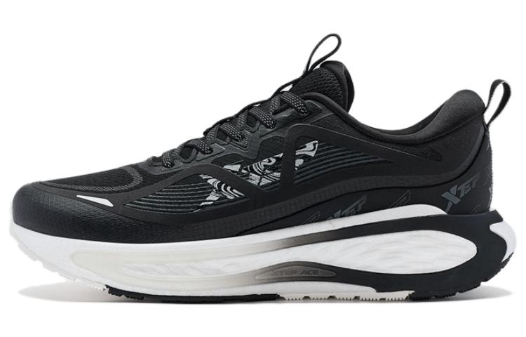 XTEP Cushioning, Wear Resistant Low top Running Shoes Women’s Black White