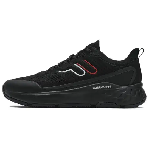 FILA MIND 7 Fabric Cushioning Low top Running Shoes Women's Black