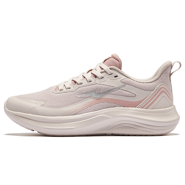 Erke Cushioning Rebound Low top City Commuting Running Shoes Women’s Painted Gray Clay Pink