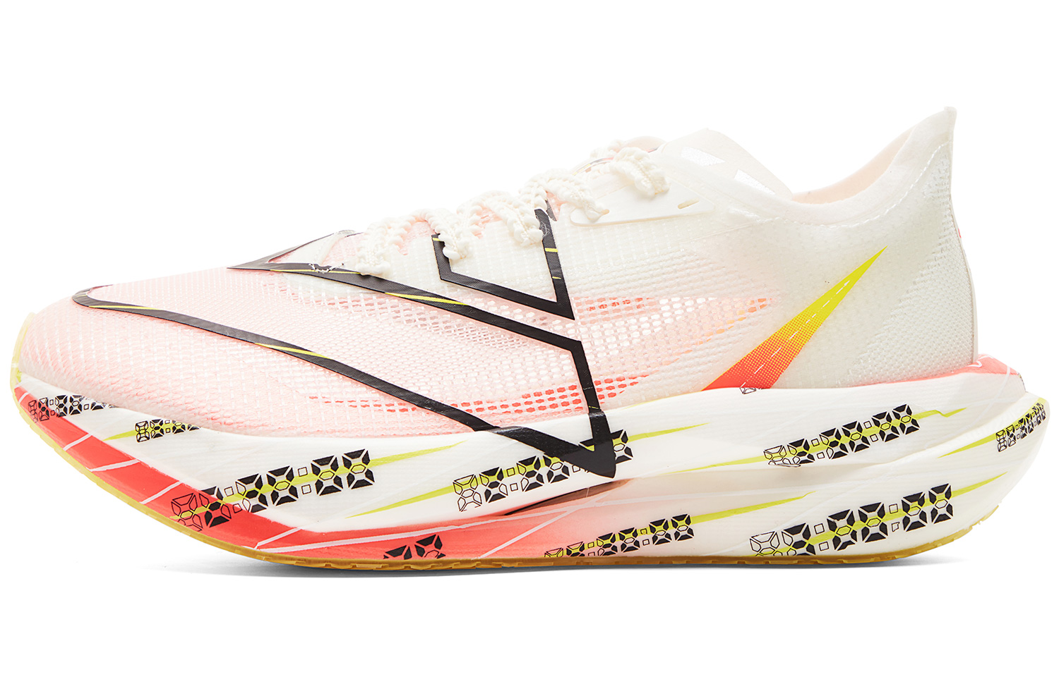 PEAK Taichi UP30 3.0ELITE Running Shoes Women’s Low Top Super Light White Red
