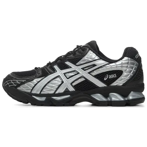 ASICS GEL Nimbus 10.1 Cushioning Support Low top Casual Shoes Unisex Liquid Black Silver