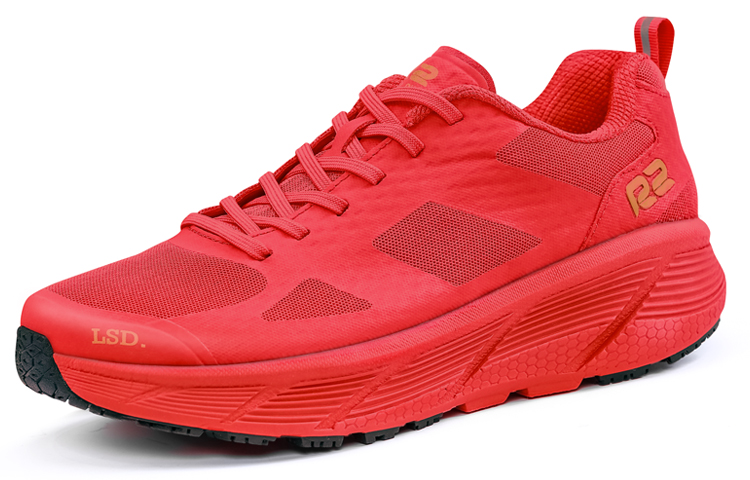R2 REALRUN Breathable Cushioning Running Shoes Unisex Red