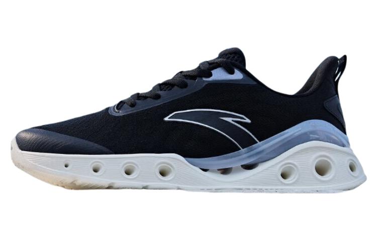 Anta Cushioning Slip Resistant Low top Running Shoes Women’s Black White