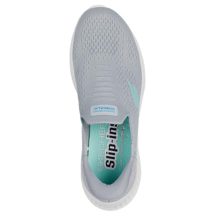 Skechers Women’s GO WALK Fabric Breathable And Lightweight Low top Casual Shoes Women’s Gray