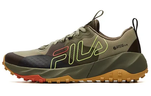 FILA Athletics Fabric Low top Marathon Running Shoes Men's Green