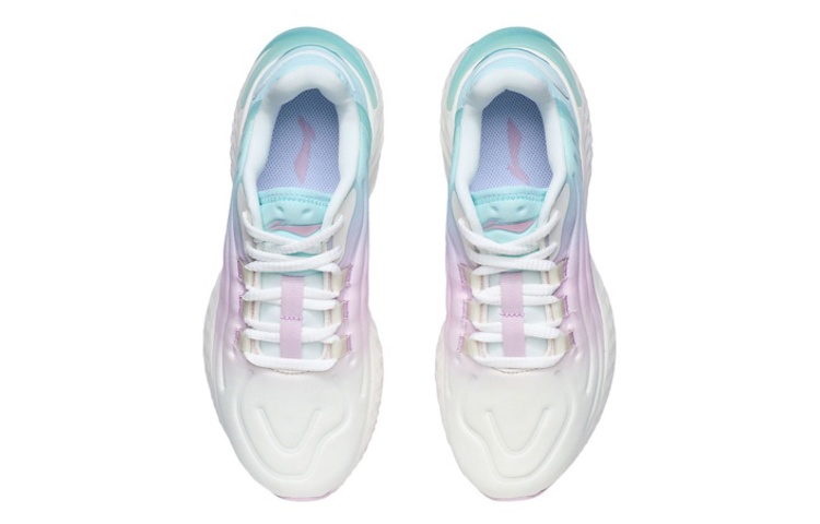 Li Ning Slip Resistant Abrasion Resistant Low top Running Shoes Women’s Light Blue