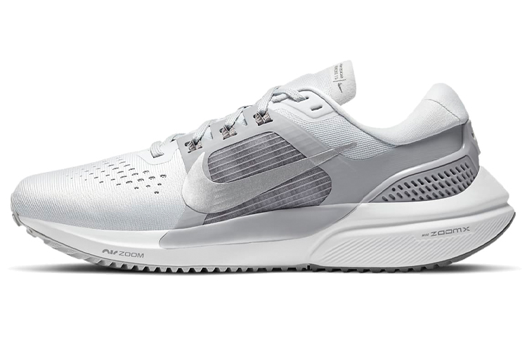 Женские кроссовки Nike Air Zoom Vomero 15 (серо-серебристые)