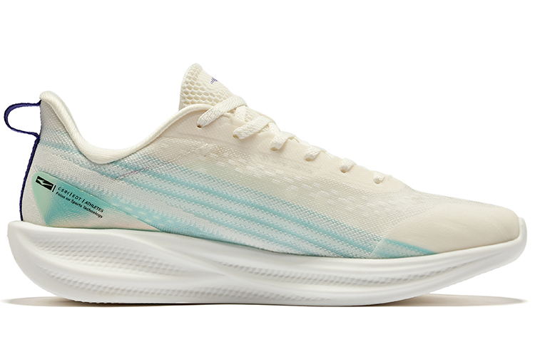 Erke Water Float 5.0 Cushioning, Wear Resistant Low top Sprint Running Shoes Men’s Microcrystal White Blue