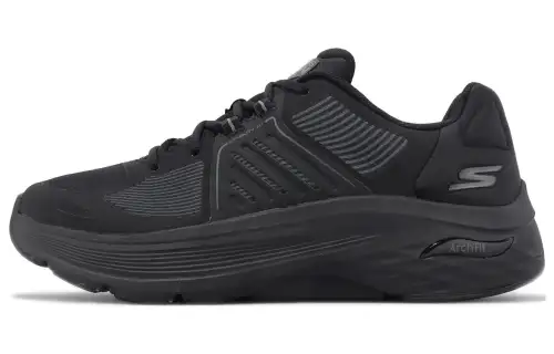 Skechers Max Cushioning Arch Fit Stability Cushioning, Wear Resistant Low top Running Shoes Black