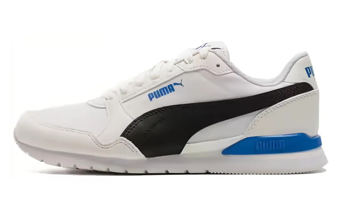 PUMA St Runner V3 Textile, Artificial Leather Comfortable Round Toe Cushioning Low top Casual Shoes Unisex