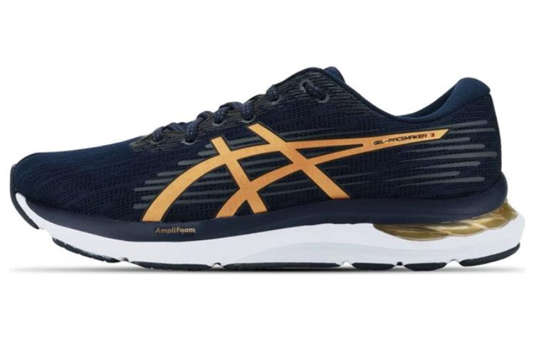 ASICS Gel Pacemaker 3 Lace Up Abrasion Resistant Breathable Low top Running Shoes Men's Black Gold