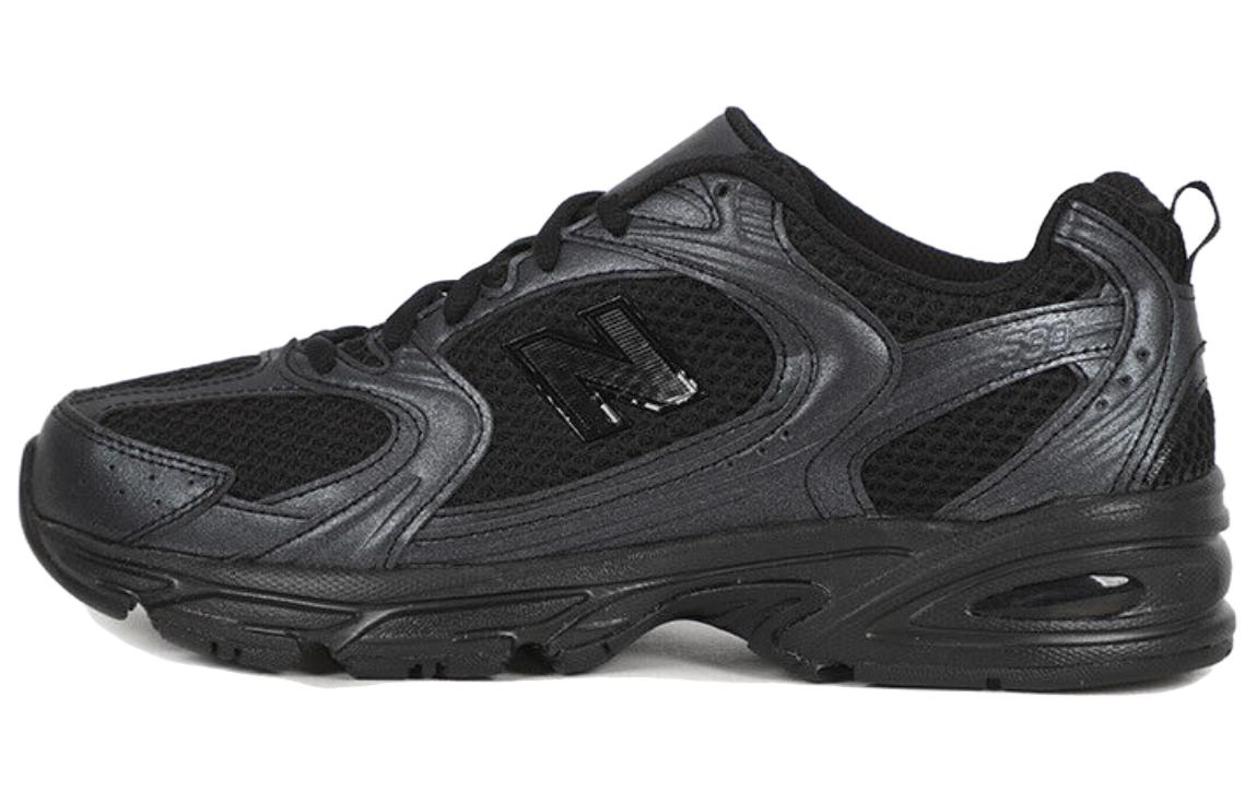 New Balance NB 530 comfortable, shock-absorbing and wear-resistant low-top running shoes, men's black