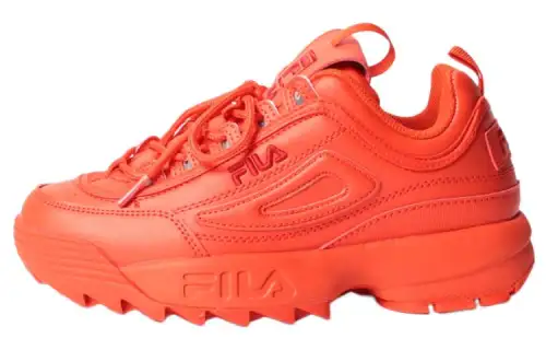FILA Disruptor Comfortable Low top Running Shoes Women's Orange