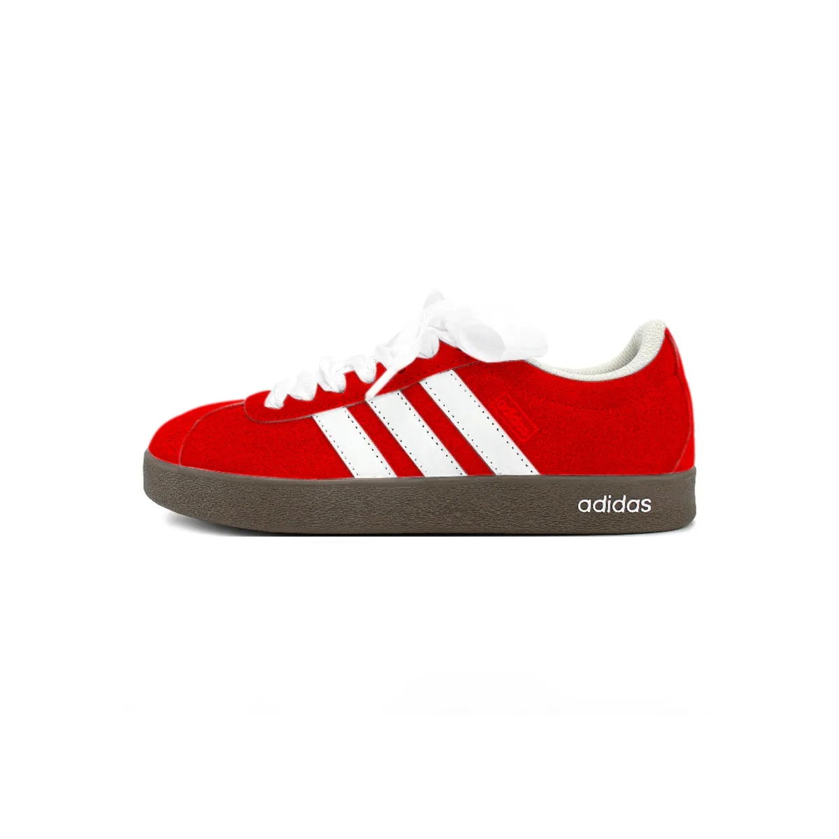 Adidas VL COURT 2.0 Suede Cushioning, Wear Resistant Low top Skateboard Shoes Unisex Red