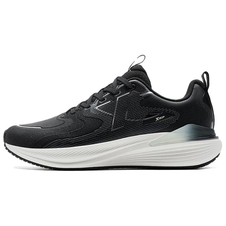 XTEP Slip Resistant Coverage Abrasion Resistant Low top Casual Running Shoes Women’s Black