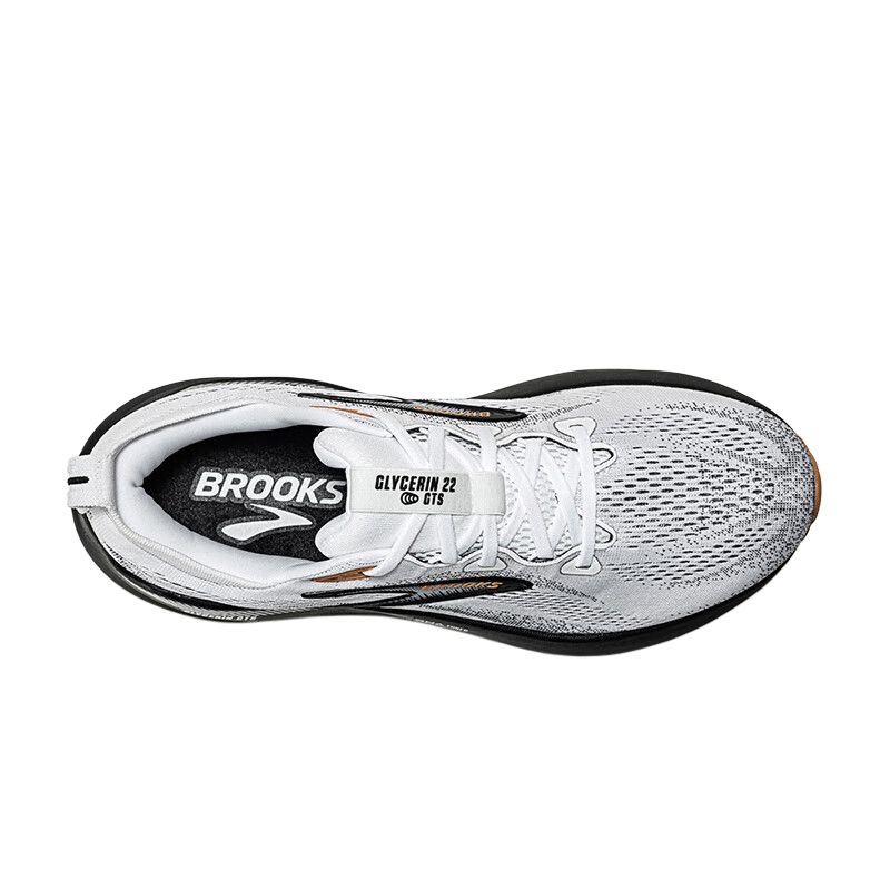 Brooks Glycerin 22 Low top Running Shoes Men’s White Gray