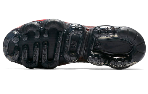 Мужские кроссовки Nike AIR VAPORMAX (черно-красные) — фото 5