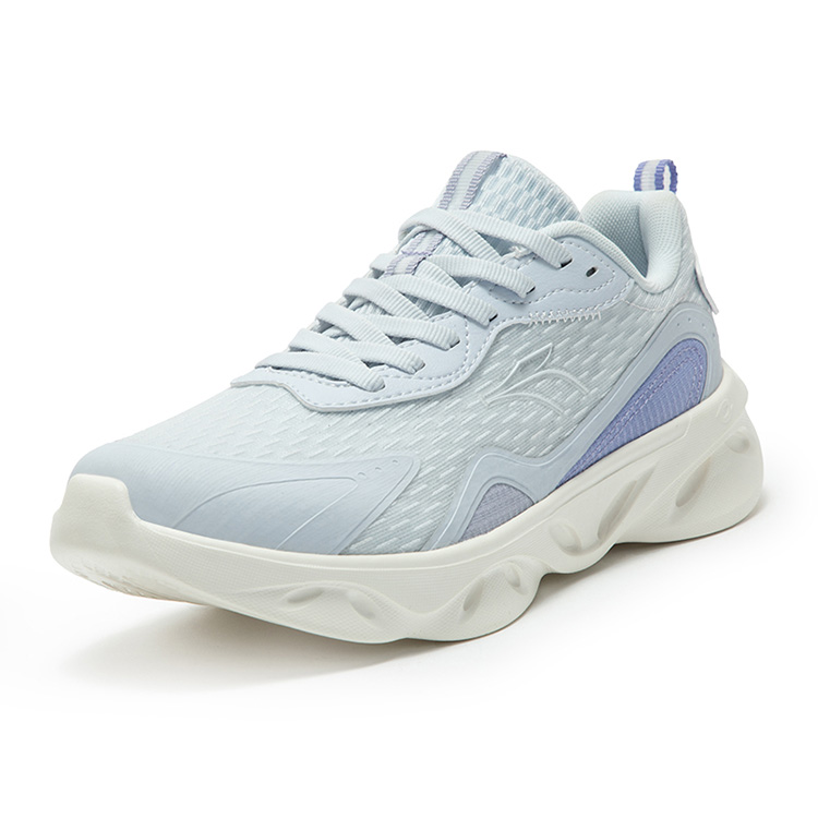 361° Mesh, Synthetic Leather Slip Resistant Abrasion Resistant Low top Casual Running Shoes Women’s Blue
