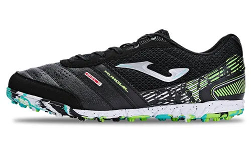 Joma TF Turf Slip Resistant Abrasion Resistant Soccer Shoes Men's Black