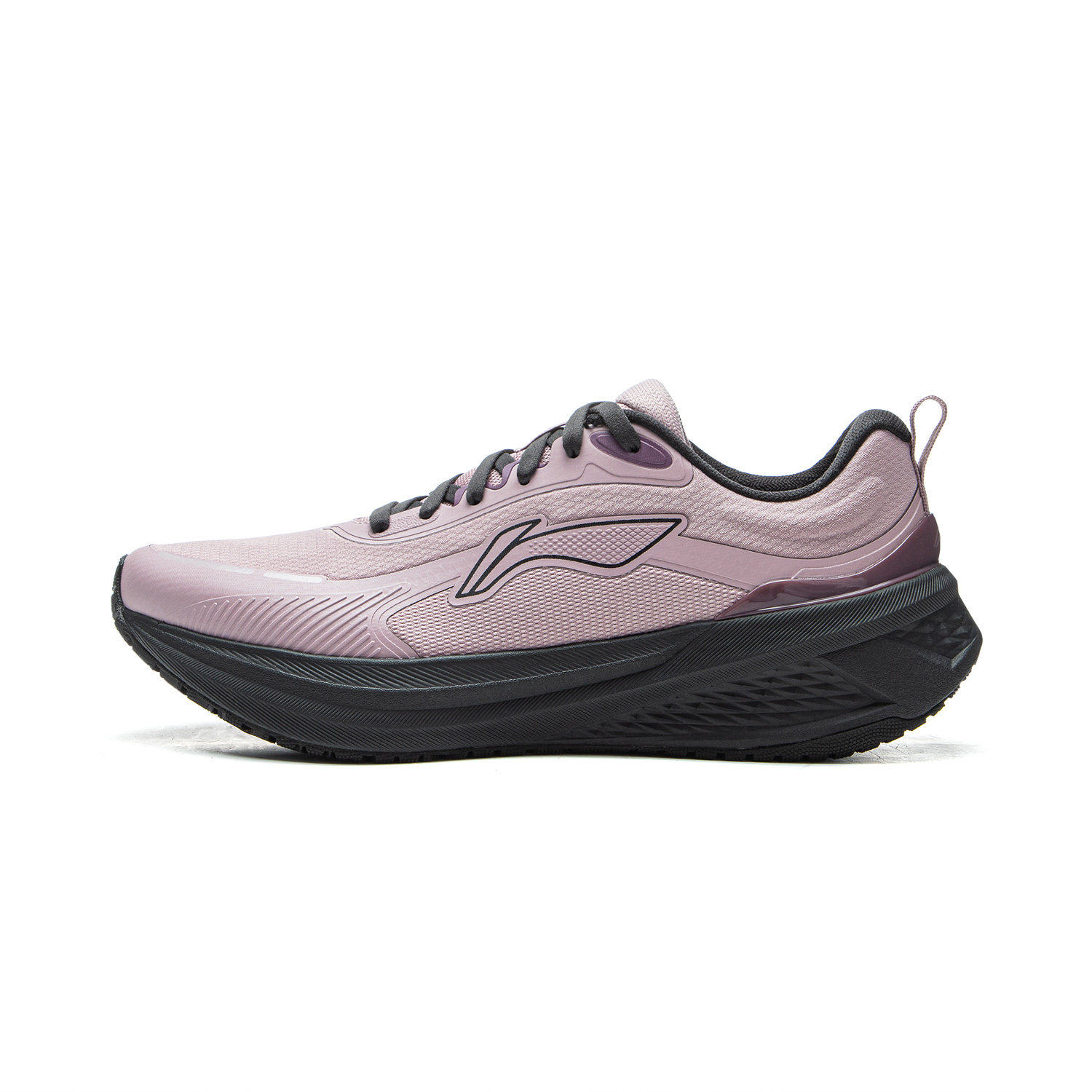 Li Ning Wuyue 3.0 Protective Edition Running Shoes Women’s Low Top Ink Gray Purple