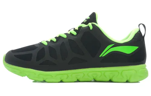 Li Ning Arc Synthetic Leather, Mesh Cushioning Slip Resistant Abrasion Resistant Coverage Moisture Wicking Low top