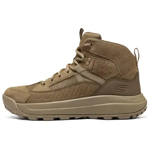 Skechers CAMBERT Mid top Casual Shoes Men's Khaki