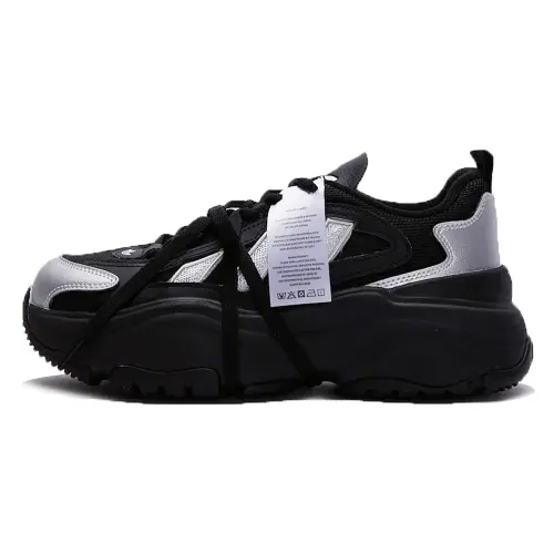 Adidas Originals OZGAIA Bubble Jellyfish, Black Silver Mecha Slip Resistant, Abrasion Resistant, Height Increasing