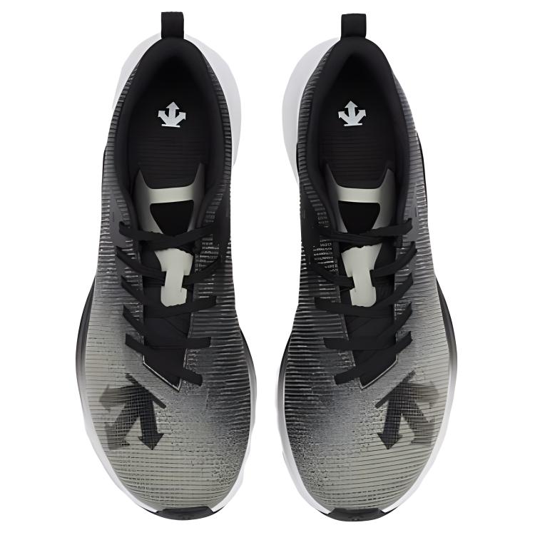 DESCENTE DELTA Cushioning Abrasion Resistant Breathable Low top Running Shoes Men’s Dark Gray