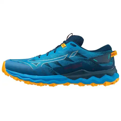 Mizuno Wave Daichi 7 Cushioning Abrasion Resistant Lightweight Low top Running Shoes Men's Blue