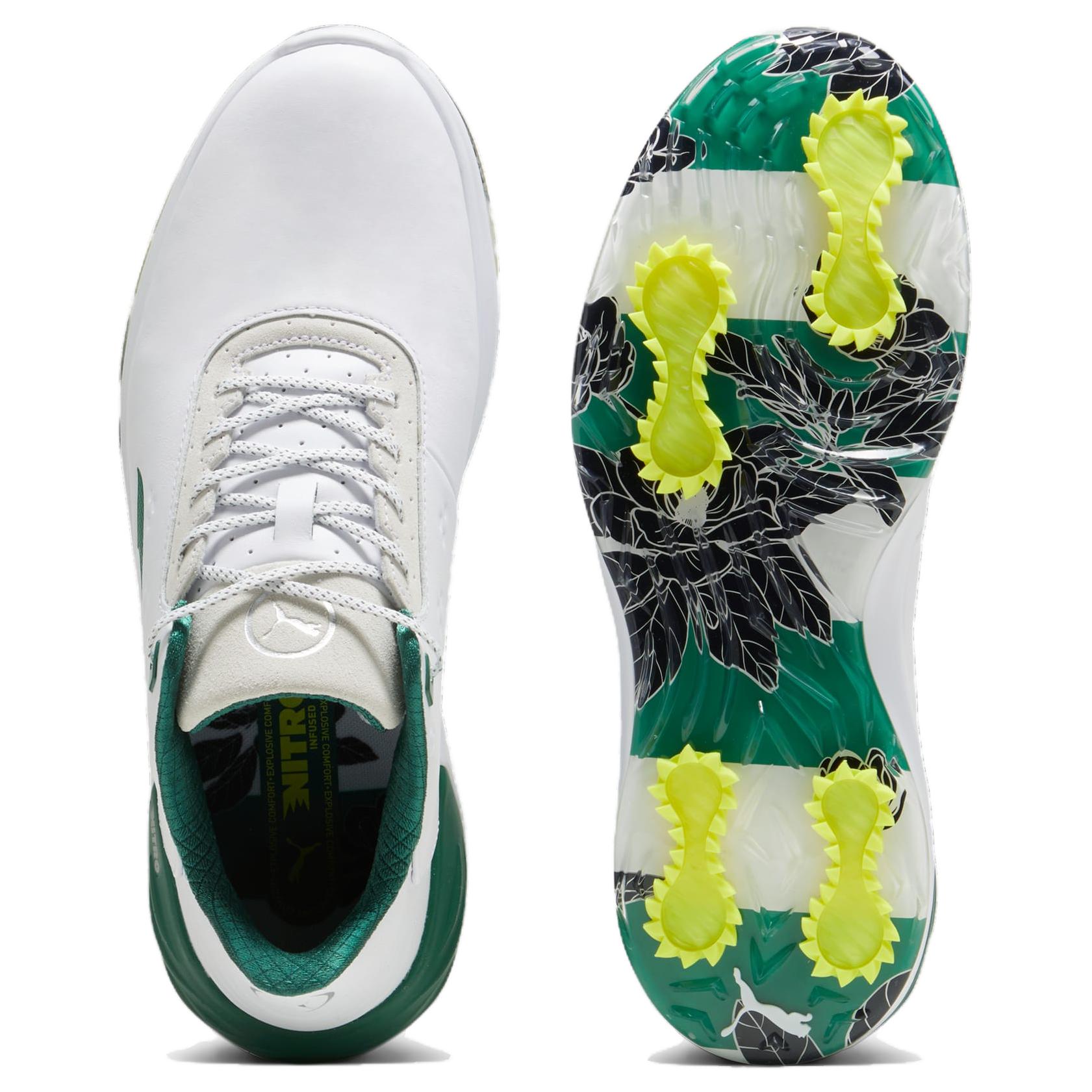 PUMA Low top Golf Shoes Men’s White Green Yellow