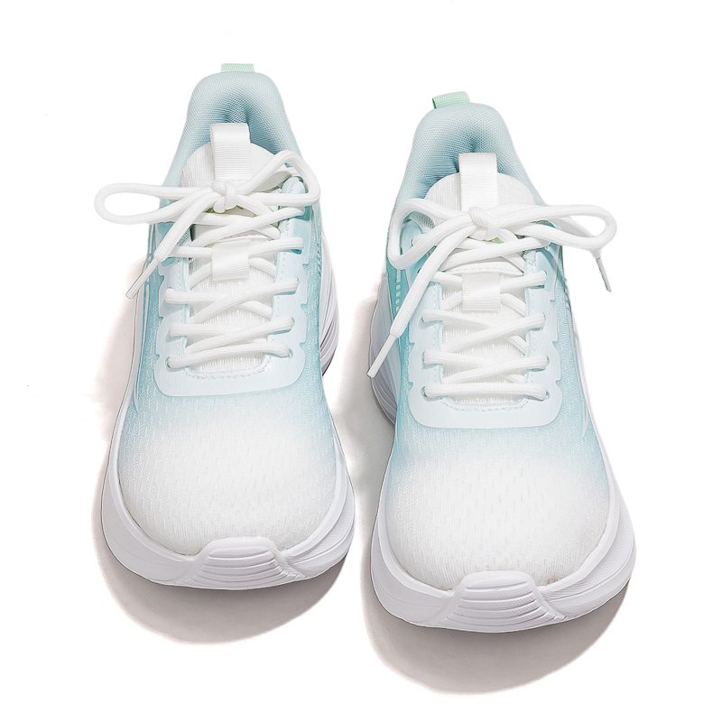 HUANQIU Cushioning Breathable Support Cushioning Breathable Support Low top Casual Running Shoes Women’s White Blue