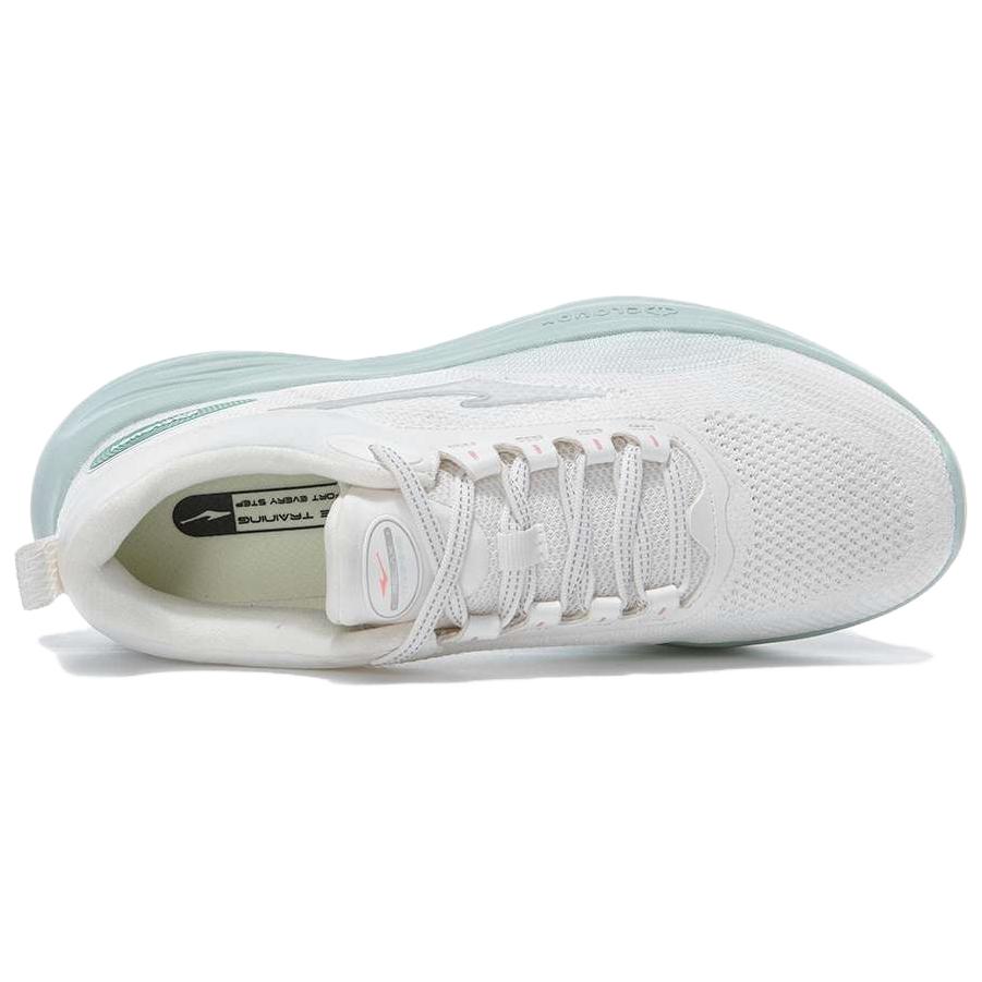 Erke Cushioning Abrasion Resistant Cushioning, Wear Resistant Low top Running Shoes Women’s White Blue