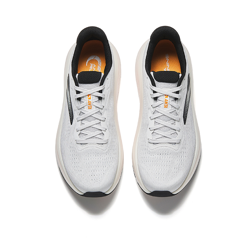 Anta Innovation Run 6 Slip Resistant And Breathable Low top Casual Running Shoes Men’s White Gray