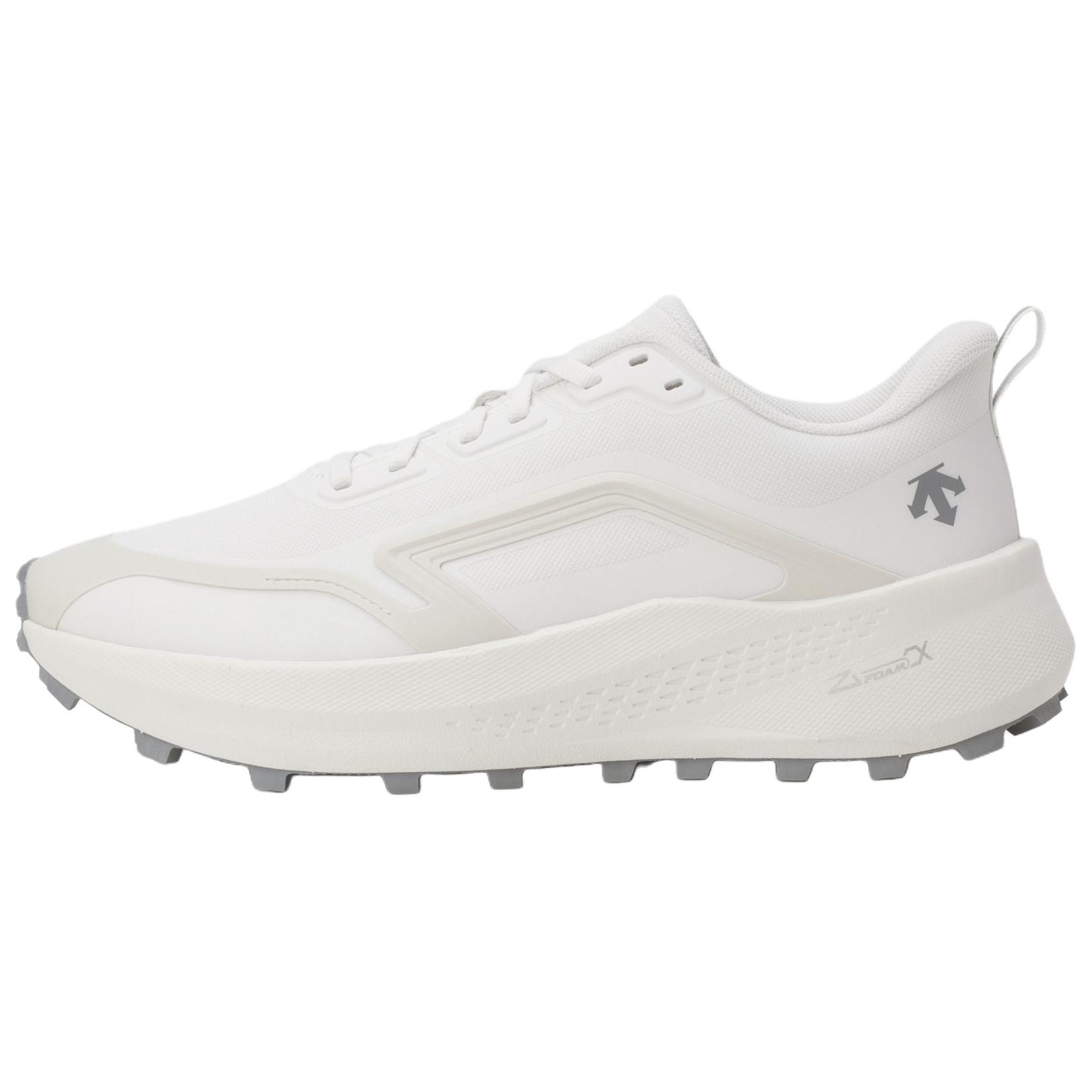 DESCENTE Flyridge Slip Resistant Abrasion Resistant Low top Casual Running Shoes Unisex White