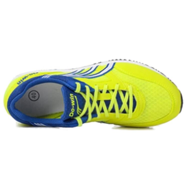 DO WIN Abrasion Resistant Breathable Abrasion Resistant Breathable Low top Running Shoes Unisex Yellow Blue White