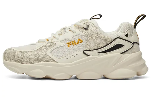 FILA Skipper Comfortable Low top Running Shoes Women's Milk White