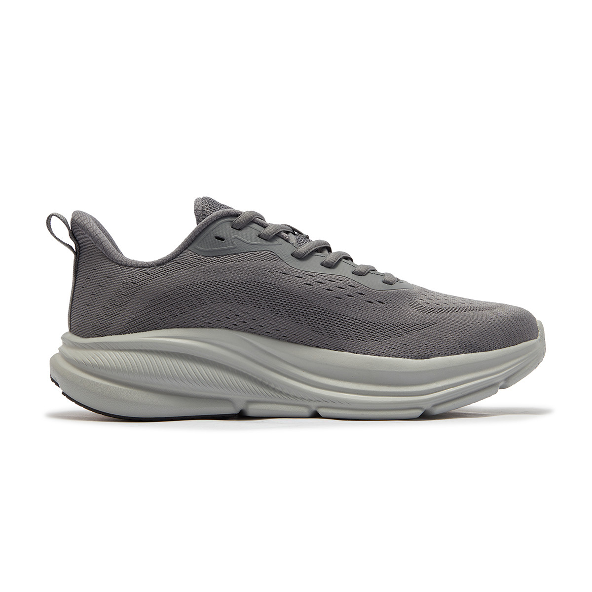 361° Cushioning, Wear Resistant Low top Casual Running Shoes Men’s Smoke Gray Recycling Gray